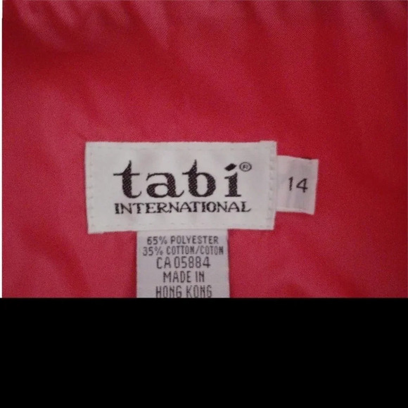 Vintage Tabi Shirt Coat Jacket Wind Resistant Oversized Fit Pink 14 - Picture 8 of 8